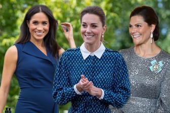 Herzogin Meghan, Prinzessin Kate und Kronprinzessin Victoria: Wer ist eigentlich die Beliebteste?
