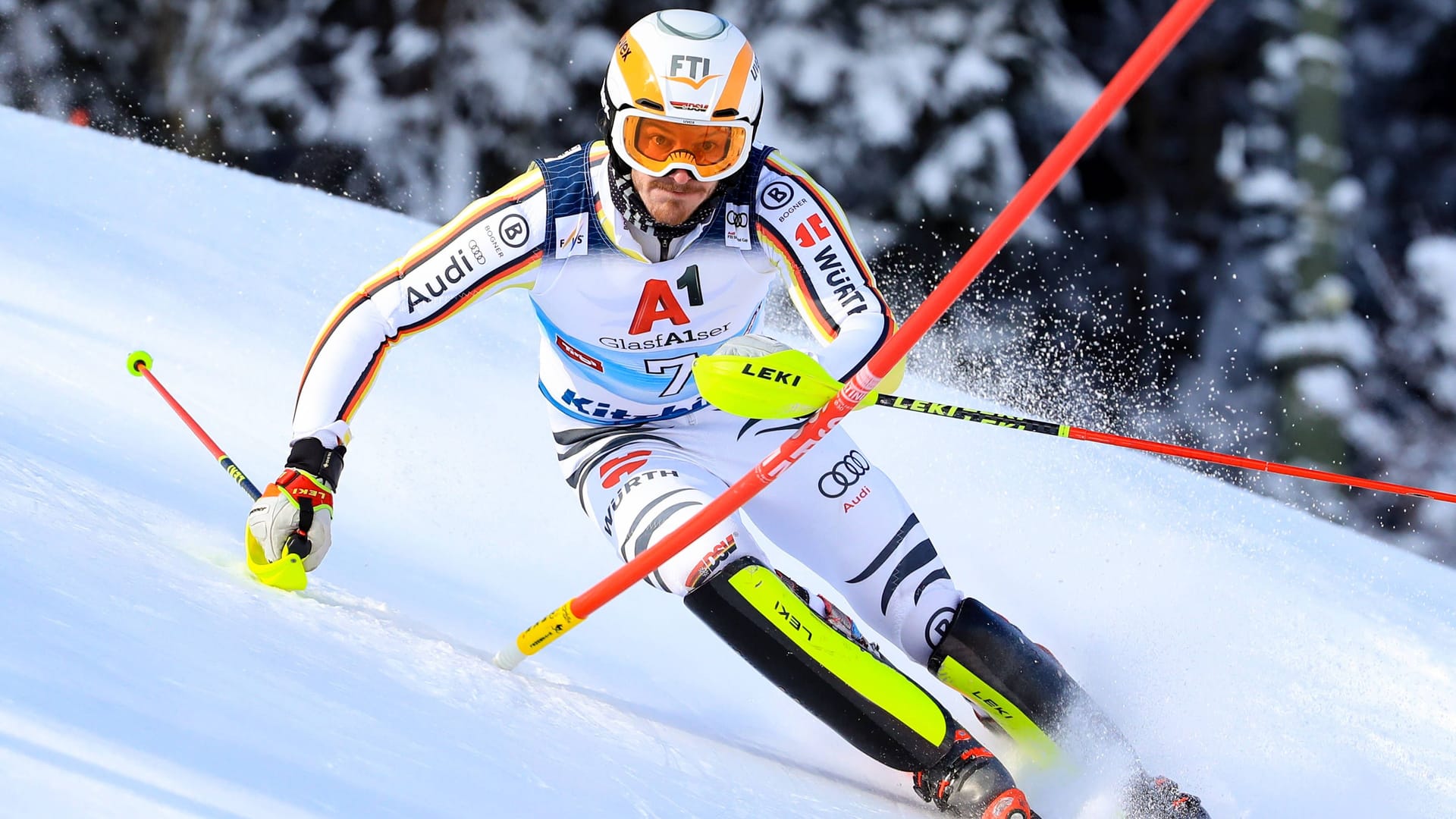 Ein starkes Rennen war nicht genug: Linus Straßer beim Weltcuprennen in Kitzbühel.