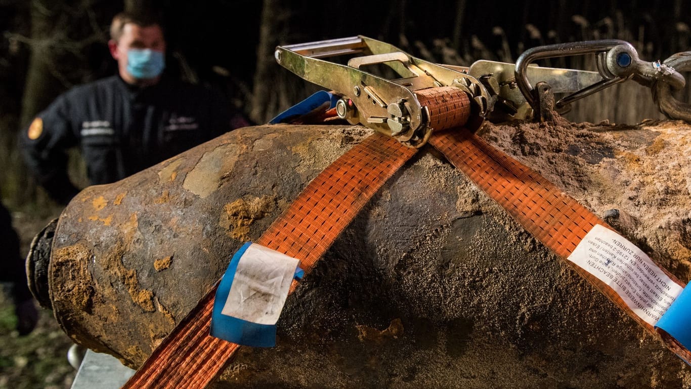 Eine entschärfte Bombe (Symbolbild): In Köln wurden im vergangenen Jahr 30 Blindgänger gefunden