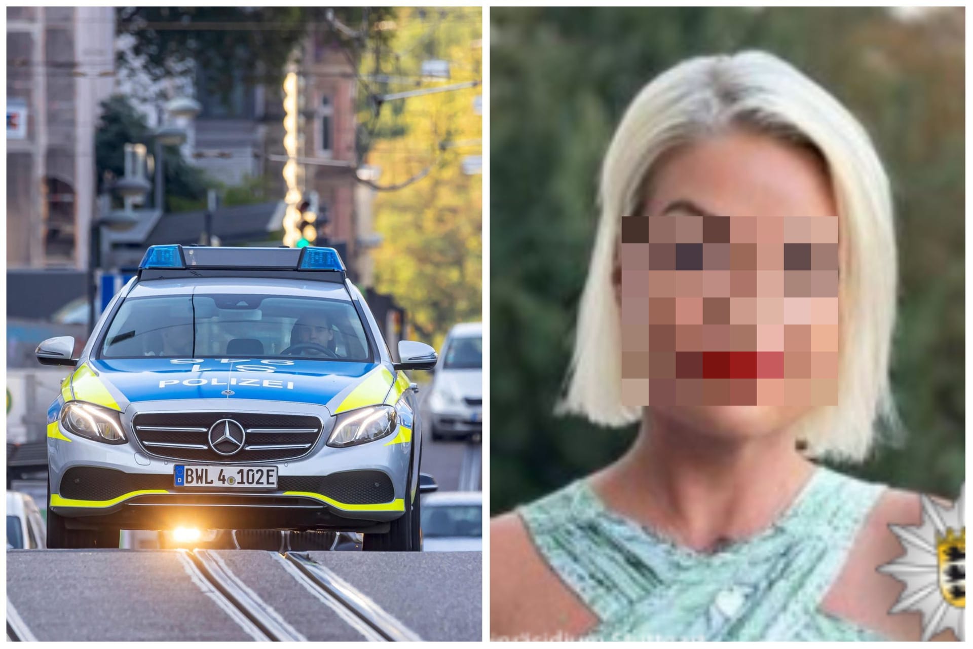 Seit 21. Dezember fahndet die Stuttgarter Polizei nach Mirnesa S. (rechtes Bild): Sie hatte dieselbe Geldtransportfirma um mehr als eine Million Euro bestohlen.