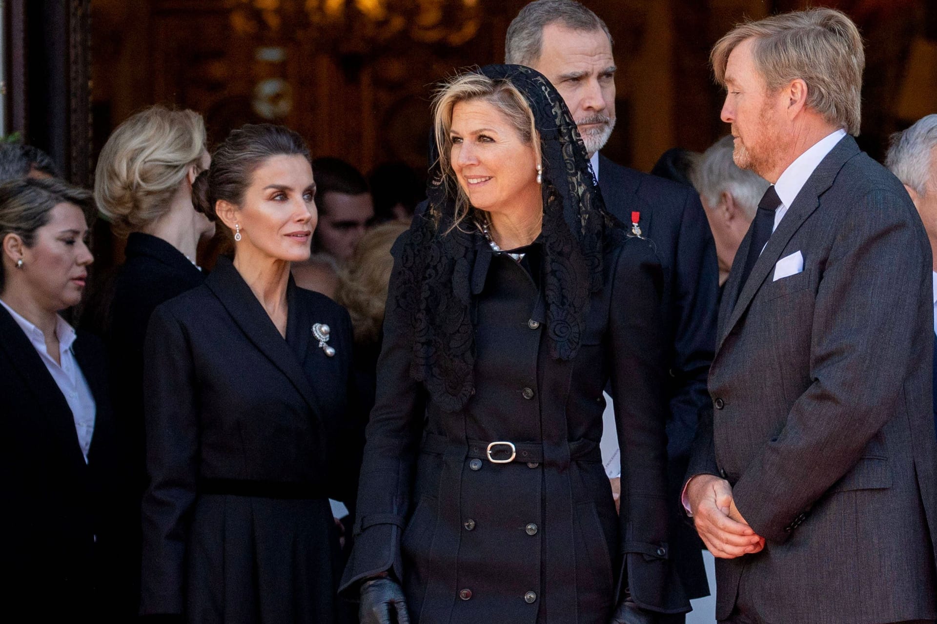 Königin Letizia, Königin Maxima, König Felipe VI. und König Willem-Alexander