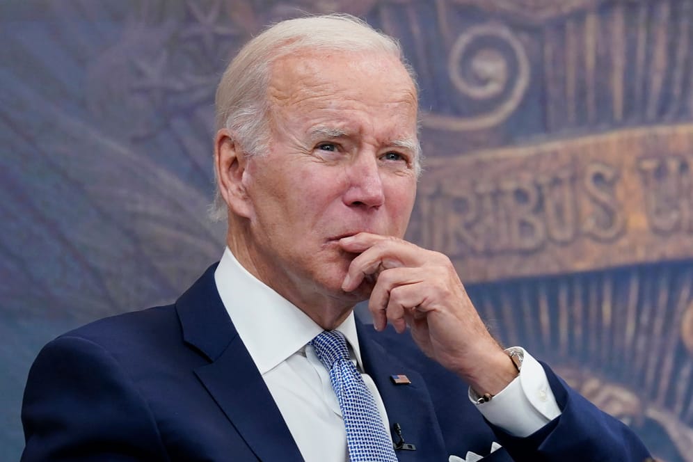 Joe Biden: Der US-Präsident könnte zu einem Kniff greifen, um die Zahlungsunfähigkeit der USA abzuwenden.