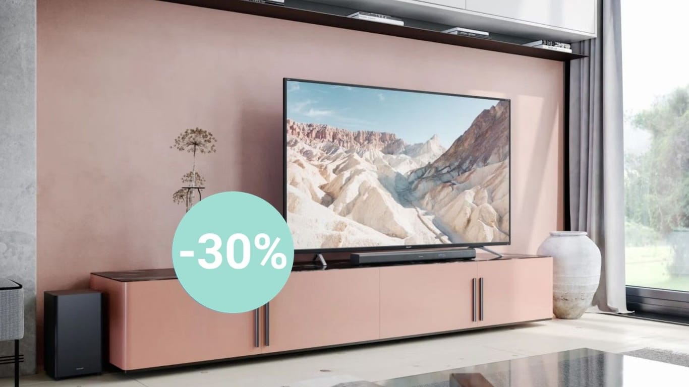 Kino-Feeling im Wohnzimmer: Bei Aldi ist heute ein 4K-Fernseher im Angebot.