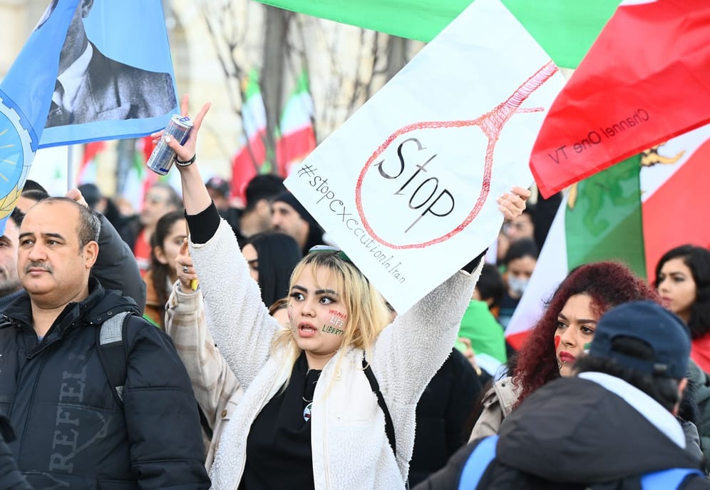 Demonstration unter dem Motto «Freiheit für den Iran»