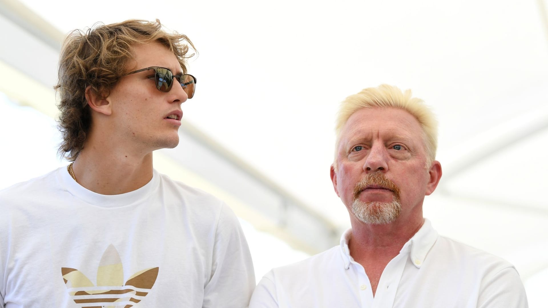 Alexander Zverev und Boris Becker