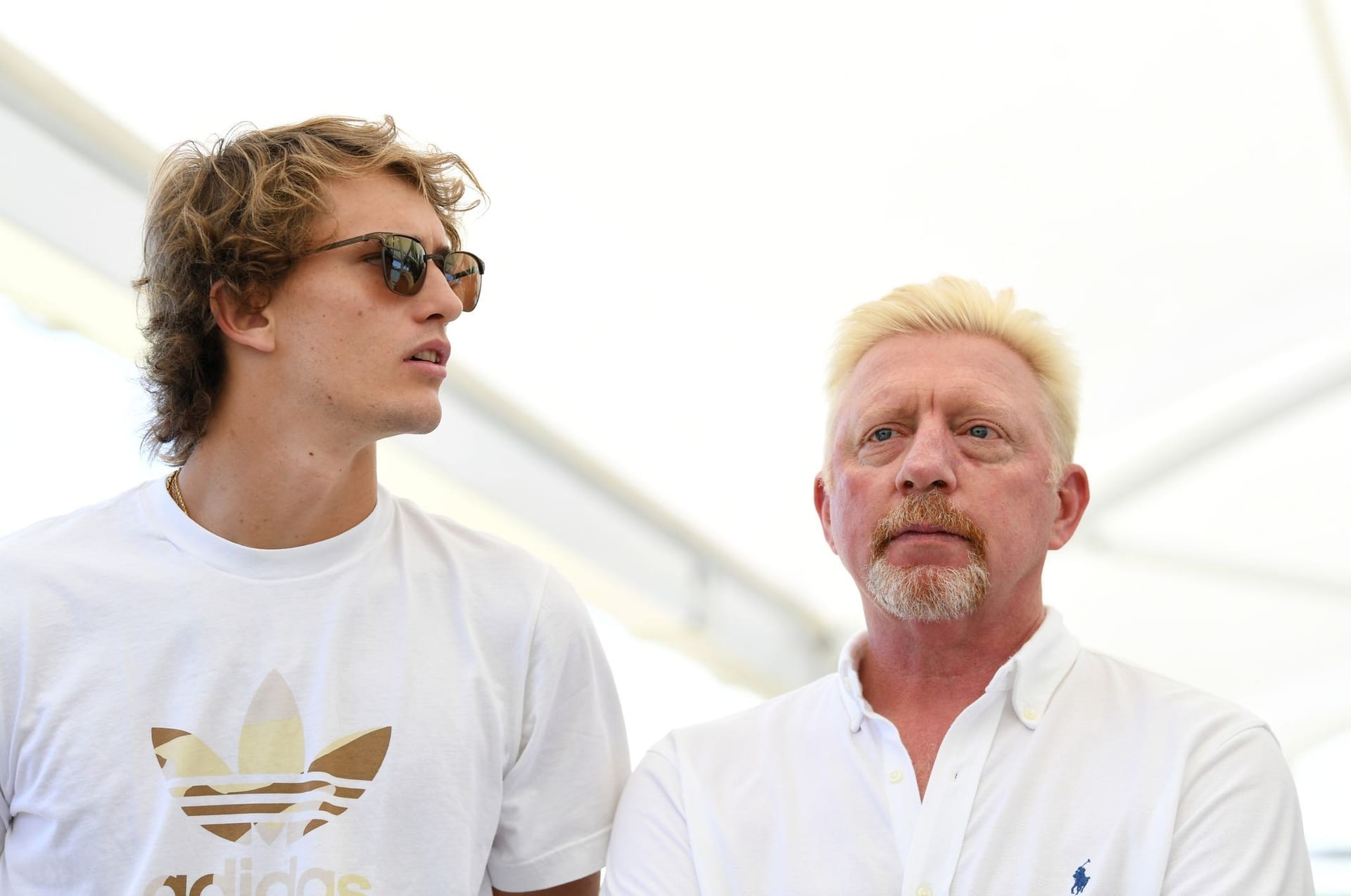 Alexander Zverev und Boris Becker