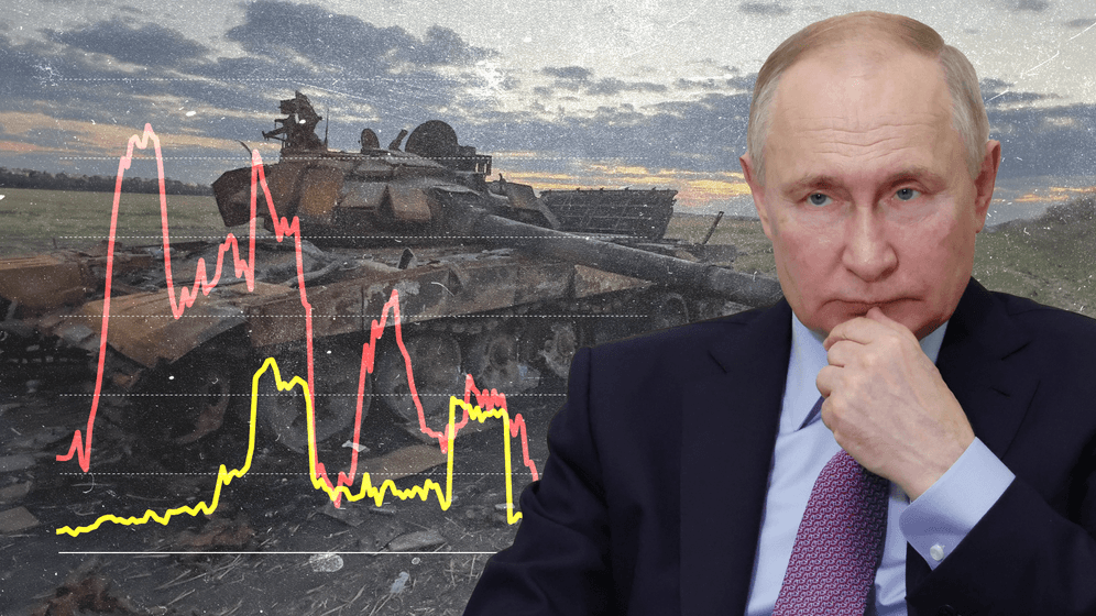 Datenanalyse zum Krieg: Diese Zahlen lassen den Zustand der russischen Armee vermuten.