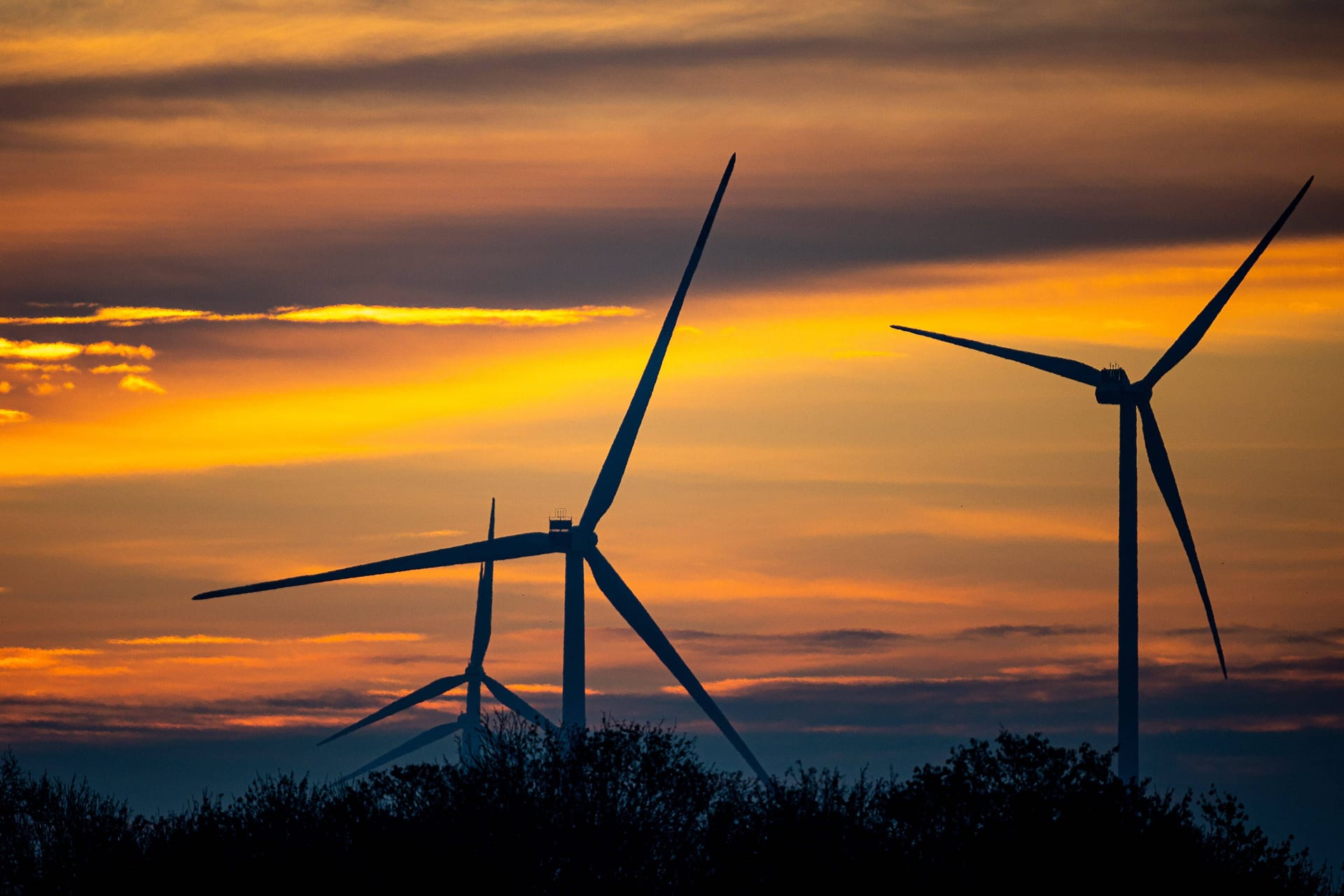 Windräder bei Teltow in Brandenburg: Viel mehr produziert, als verbraucht wird.