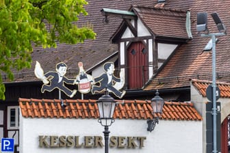 Kessler Sekt in Esslingen am Neckar: Die 1826 gegründete Sektkellerei ist der älteste Sekthersteller in Deutschland.