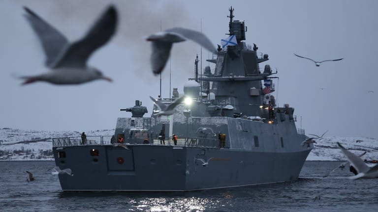 Die "Admiral Gorschkow": Sie soll auf eine lange Seereise in den Atlantischen und Indischen Ozean geschickt werden, um Russlands Seemacht zu demonstrieren.