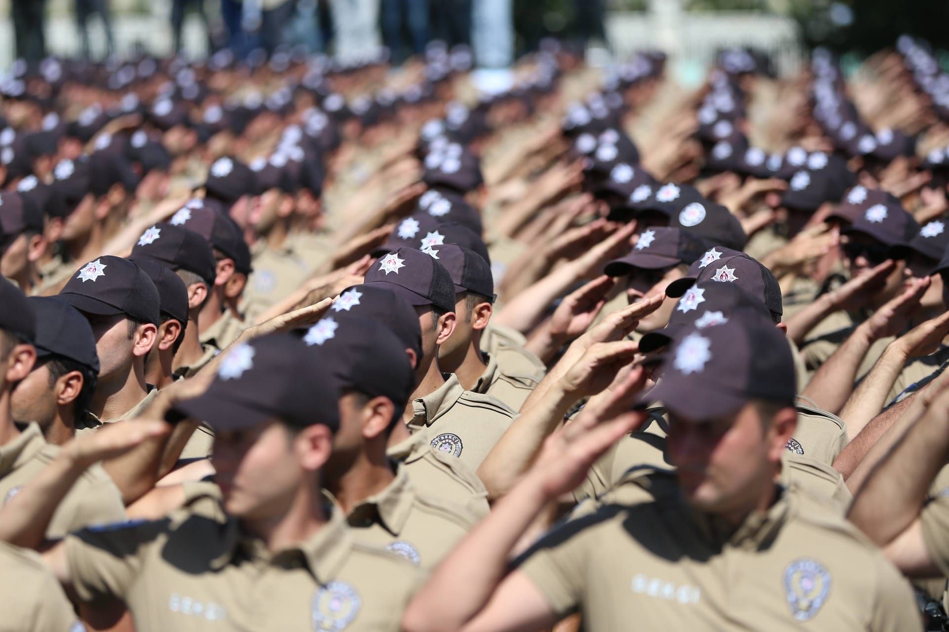 Die Bekçis (Archivbild): Der türkische Präsident Recep Tayyip Erdoğan will die ihm loyalen Wächter weiter aufstocken.