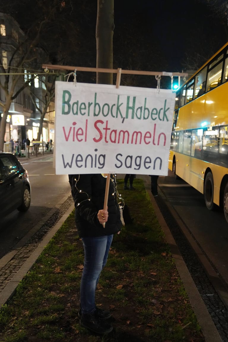 Mancher formuliert seinen Unmut über die Grünen-Minister freimütig: Szene in Berlin.