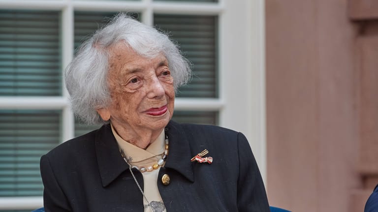 Die Holocaust-Überlebende Margot Friedländer (Archivbild): Am Montag erhält sie das Bundesverdienstkreuz.