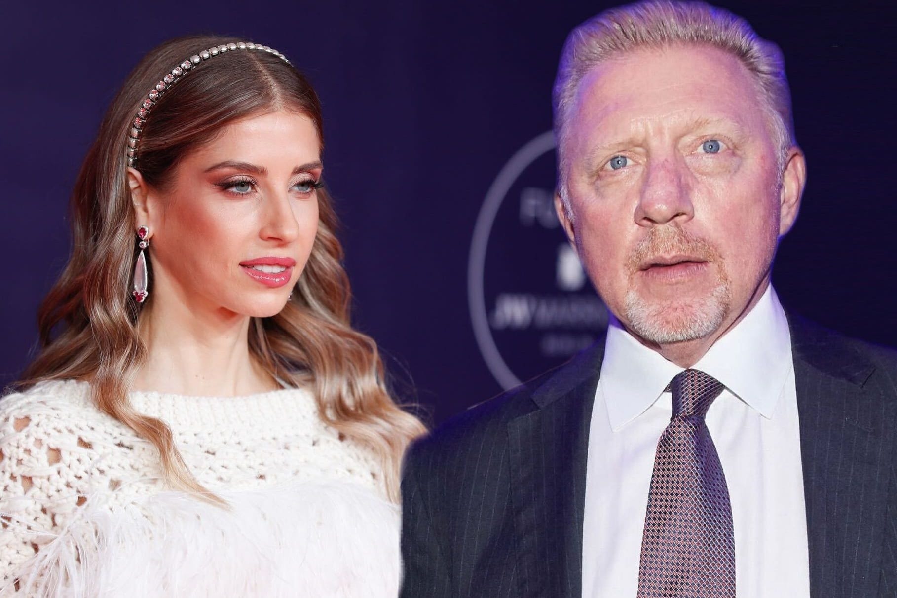 Cathy Hummels und Boris Becker: Die Influencerin und der Sportler haben Streit.