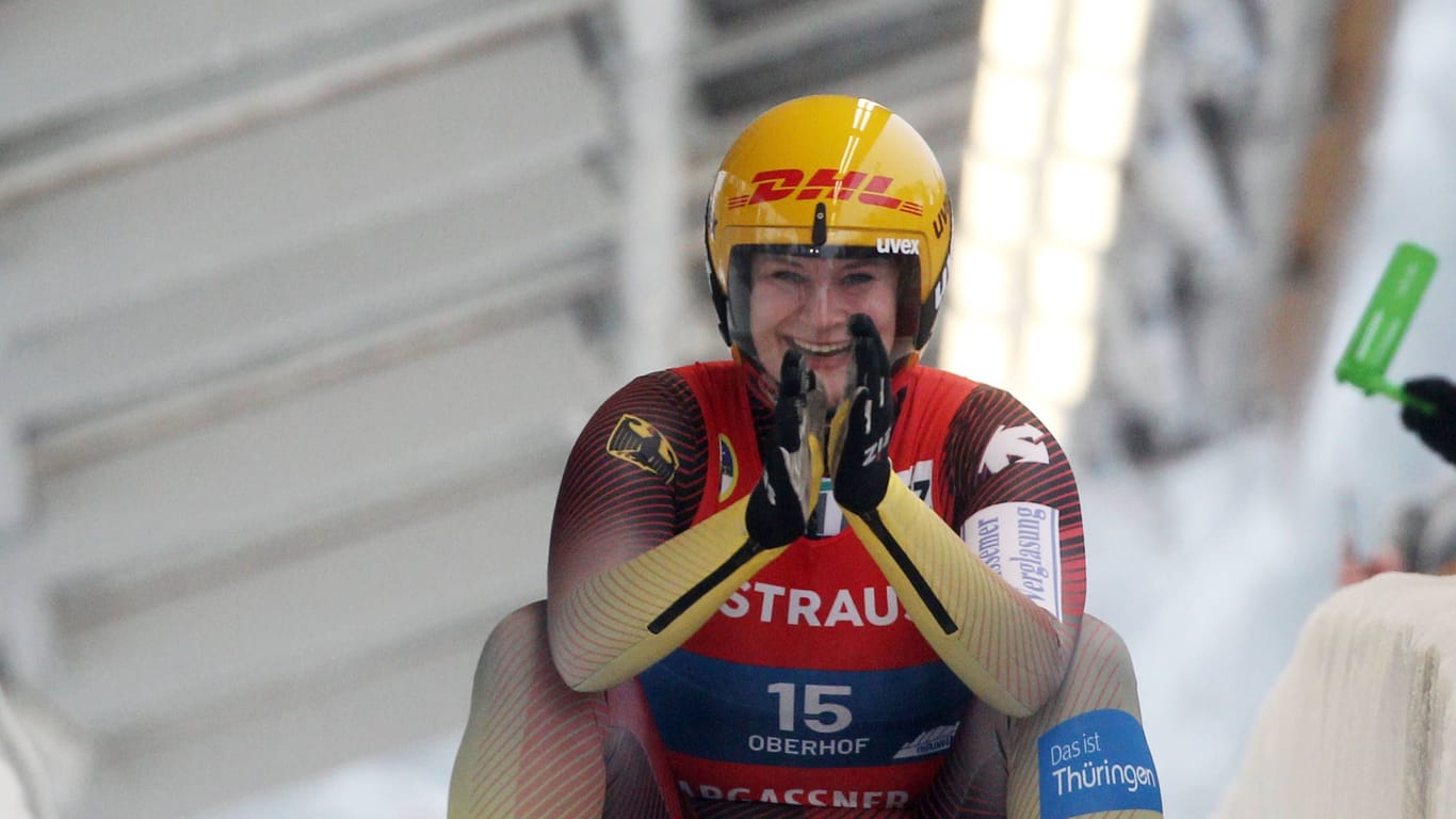 Dajana Eitberger: Sie hat Gold im Sprint gewonnen.