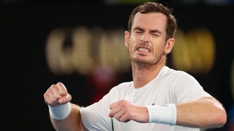 Andy Murray: Der britische Tennis-Star hat gegen den Italiener BMatteo Berrettini gewonnen.