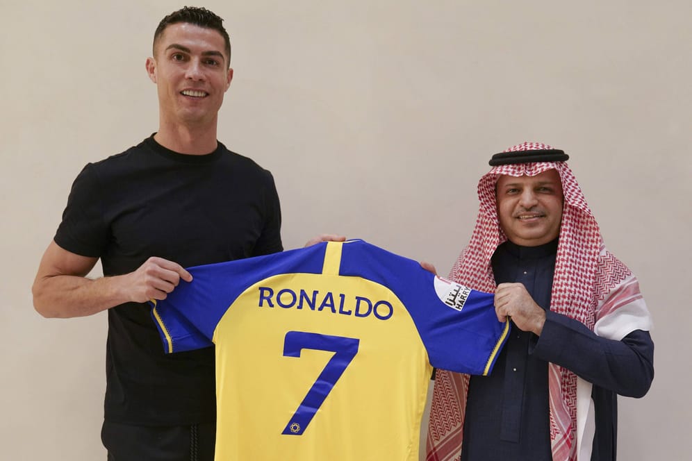 Cristiano Ronaldo: "CR7" wird am Dienstag bei Al-Nassr vorgestellt.