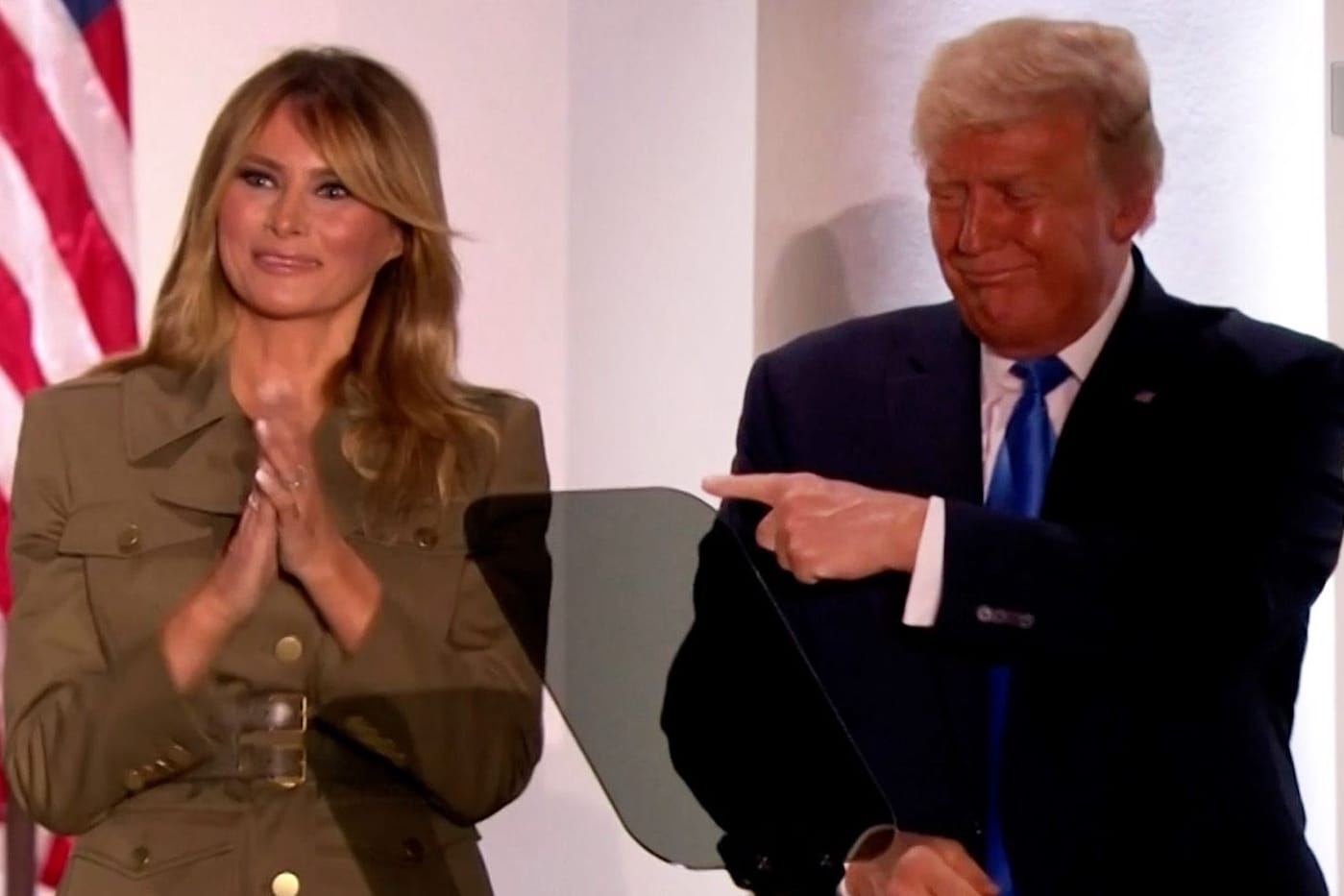 Was macht Melania Trump? Diese Aufnahmen lassen Vermutungen darüber zu, wie es um die Ehe mit Donald Trump steht.