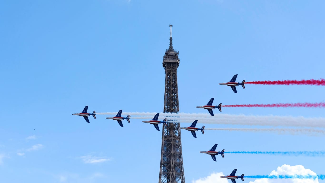 Der Eiffelturm in Paris: 2024 finden dort die Sommerspiele statt.
