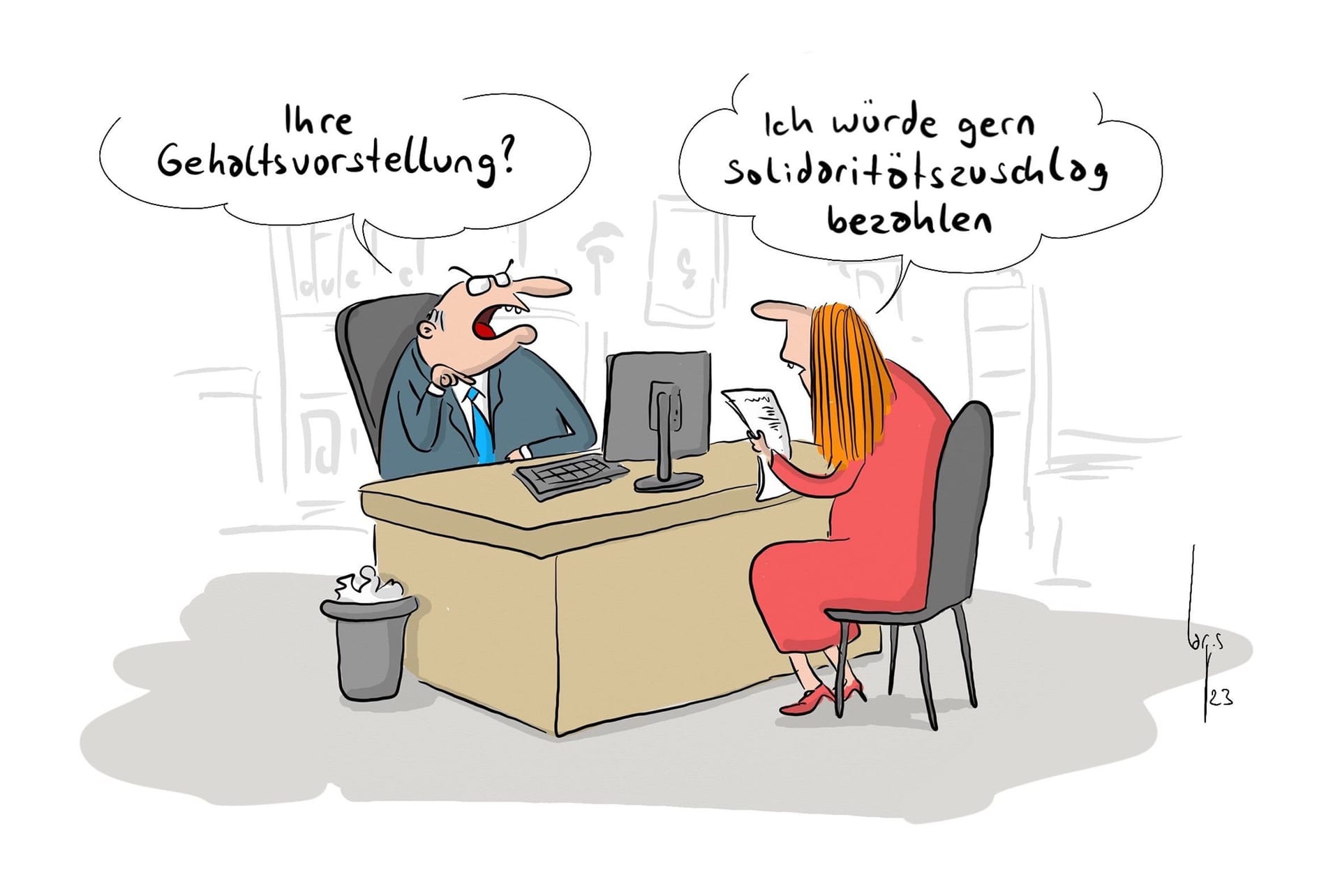 Zumindest als Orientierung in Gehaltsverhandlungen wird der Soli weiterhin gebraucht.