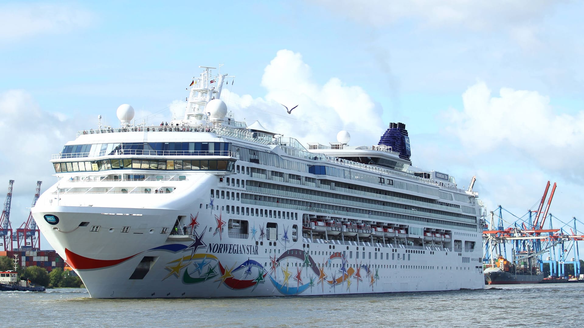 Die "Norwegian Star" in Hamburg (Archivbild): Werner Duysen hatte den Luxusliner gerade in Recife verlassen, da wurde er angegriffen. Die "Norwegian Star" in Hamburg (Archivbild): Werner Duysen hatte den Luxusliner gerade in Recife verlassen, da wurde er angegriffen.
