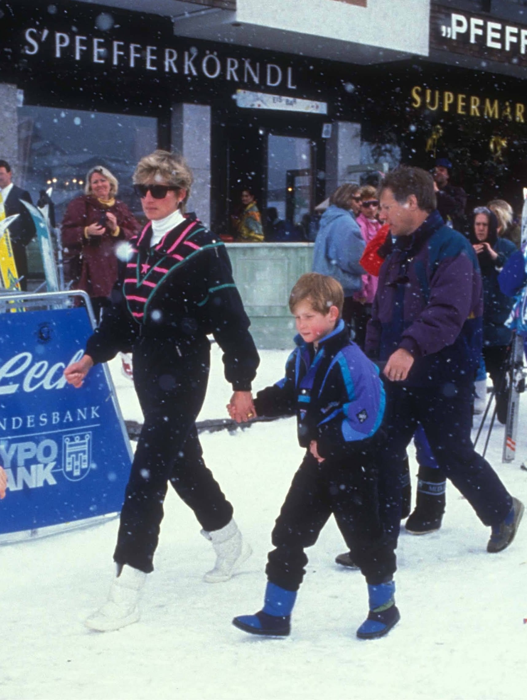 Prinzessin Diana und Prinz Harry: Sie fuhren gern in den Skiurlaub nach Österreich.