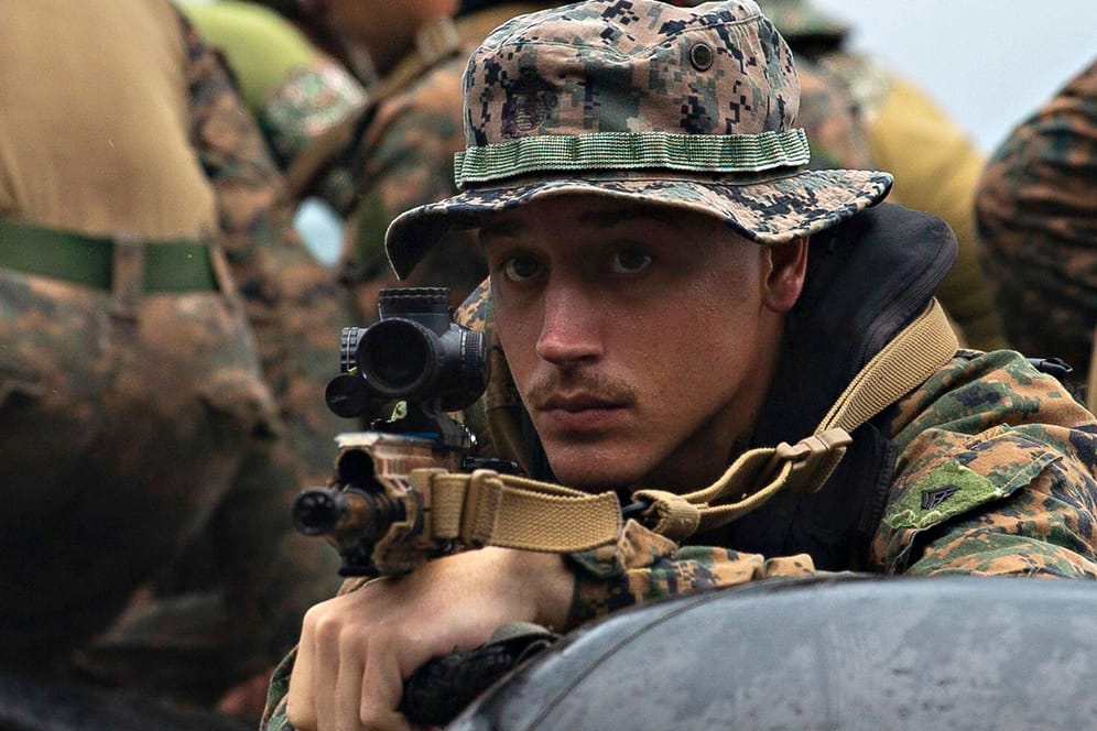 US-Soldat bei einer Übung (Symbolbild): Das US-Militär hat einen IS-Anführer in Somalia getötet.