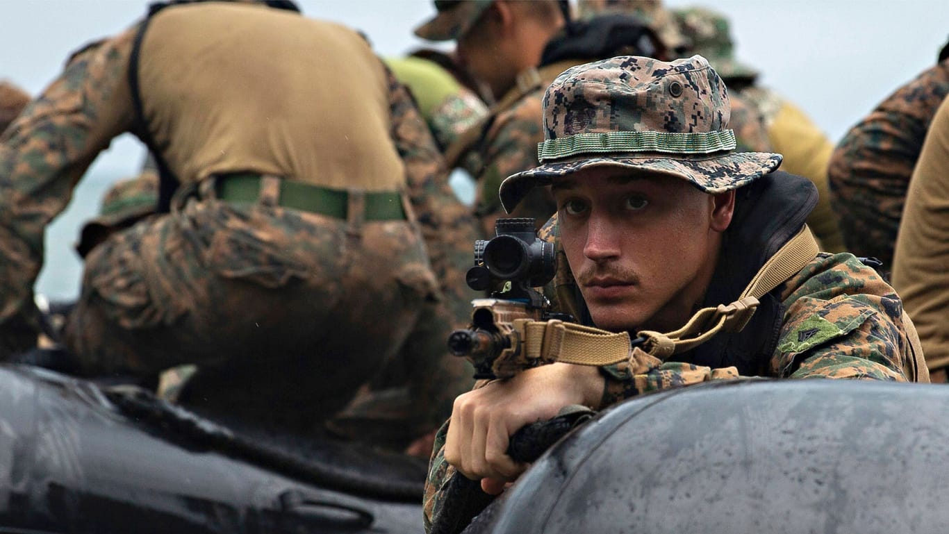 US-Soldat bei einer Übung (Symbolbild): Das US-Militär hat einen IS-Anführer in Somalia getötet.
