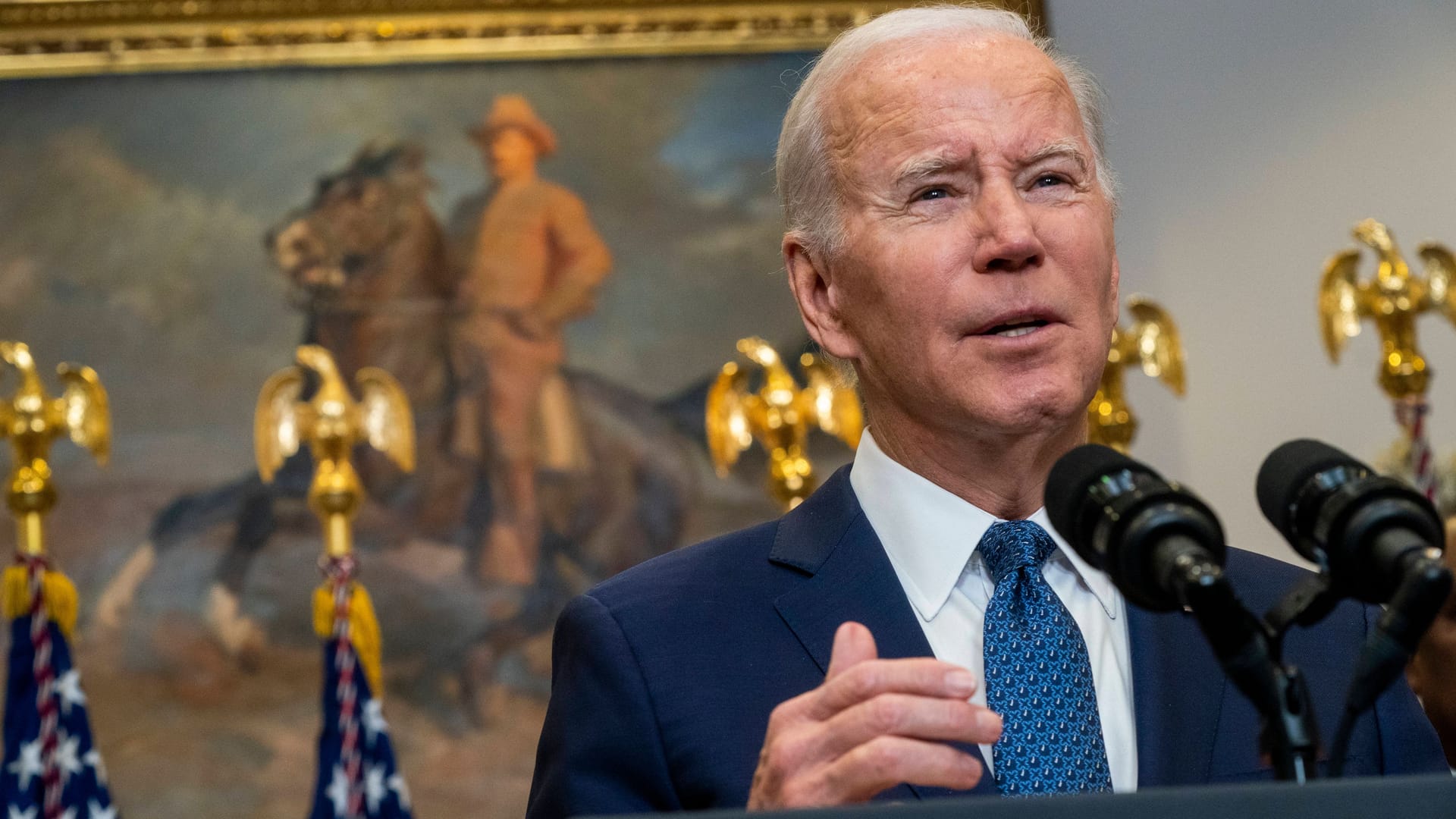 "Keine Angriffsgefahr für Russland": Joe Biden betont es mehrfach