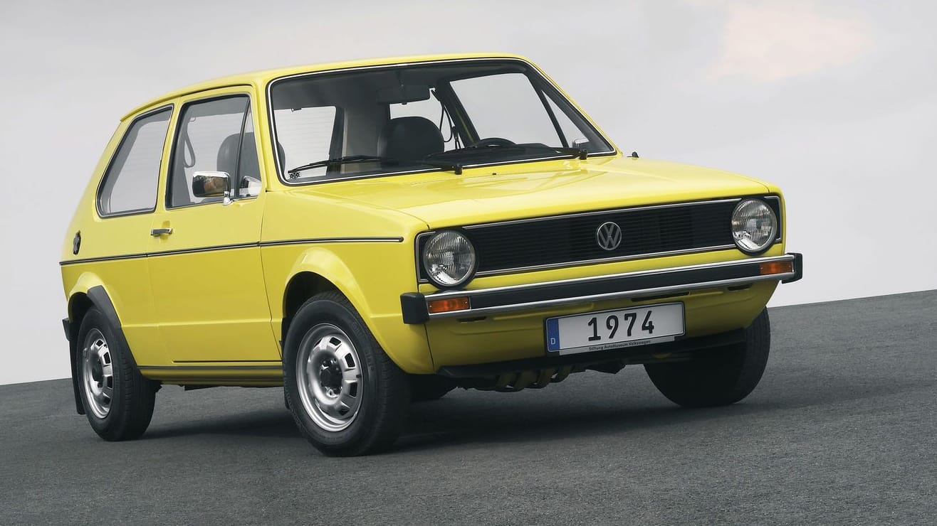 VW Golf: Die erste Generation kam 1974.