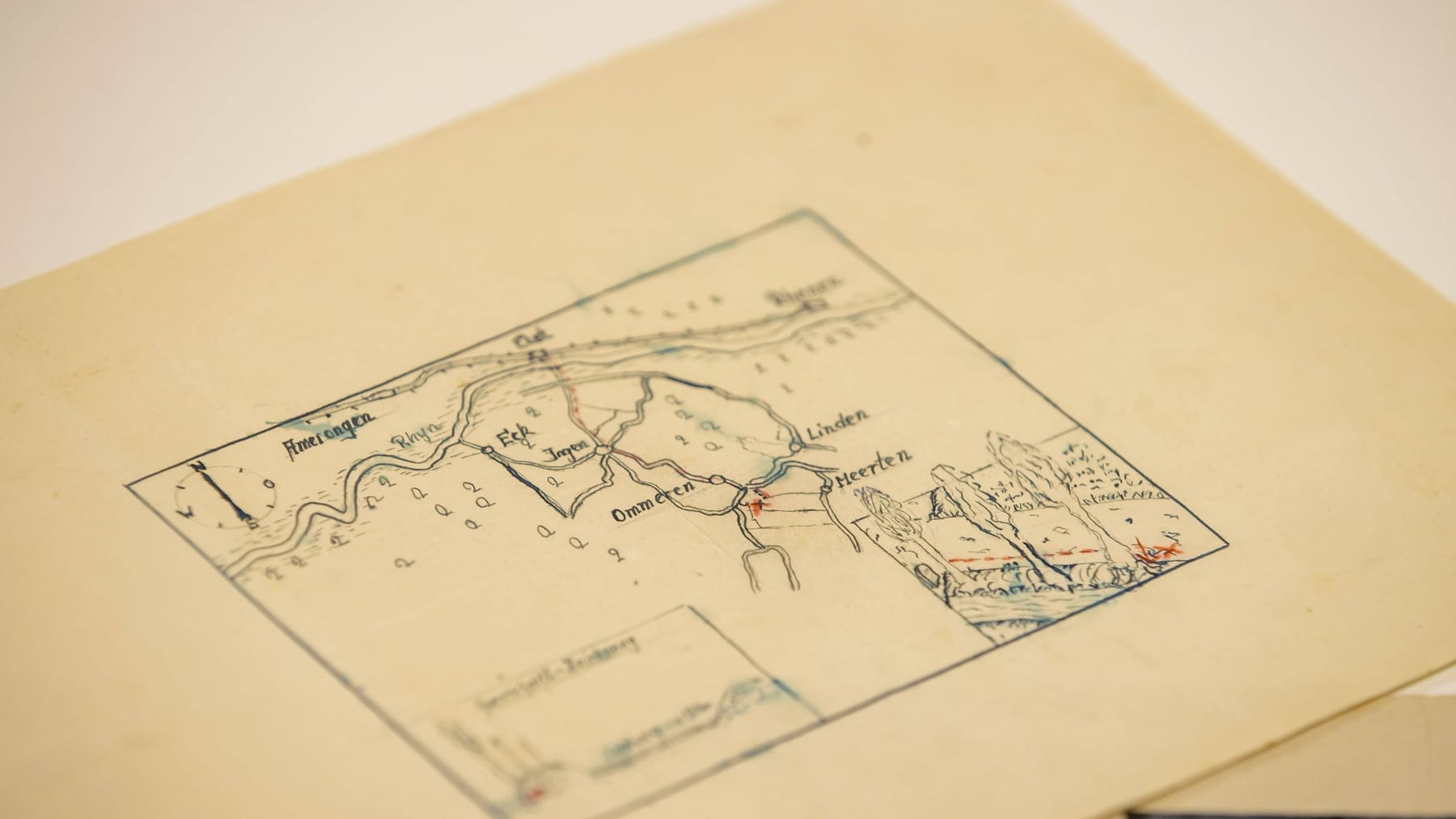 Holland publiceert een voorheen onbekende kaart