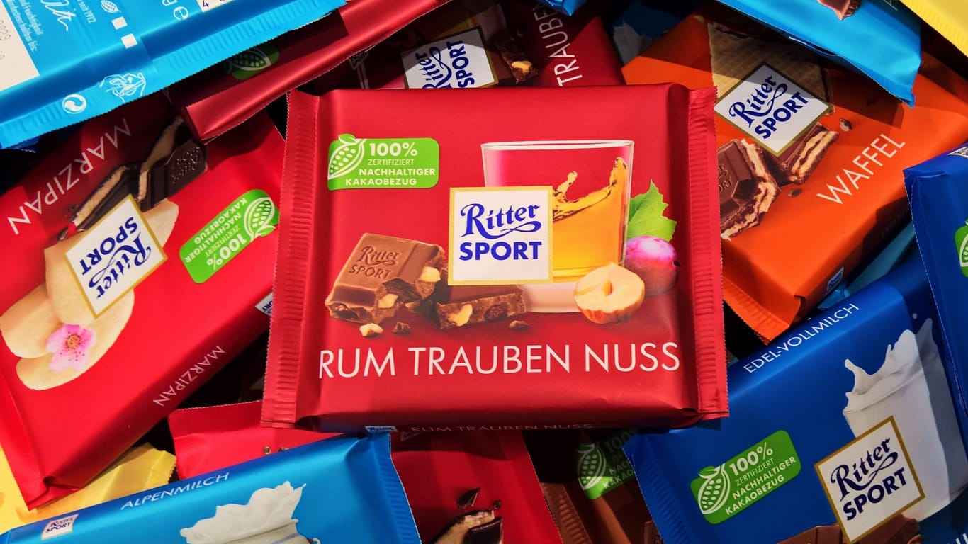 Ritter Sport Schokolade: Das Schokoladenunternehmen ist nur eines von jenen Firmen, die noch Geschäfte nach Russland führen.