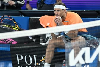 Rafael Nadal: Er verletzte sich Ende des zweiten Satzes.