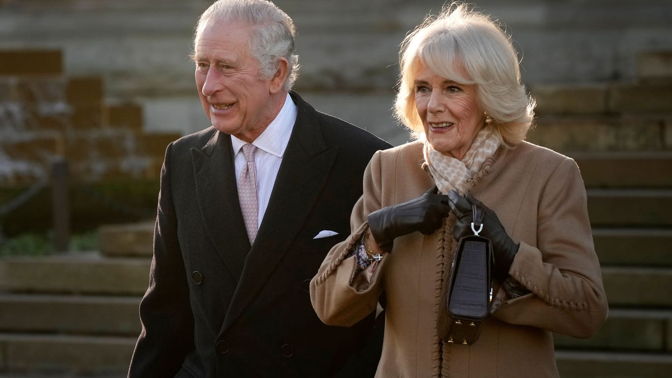 König Charles III. und Königsgemahlin Camilla: Das Paar wird im Mai gekrönt.