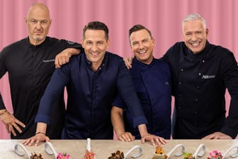 "The sweet Taste": Frank Rosin, Alexander Kumptner, Tim Raue, Alexander Herrmann für Sat.1