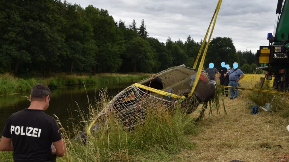Im Sommer 2022 wurde das Auto des vermissten in der Hunte gefunden.