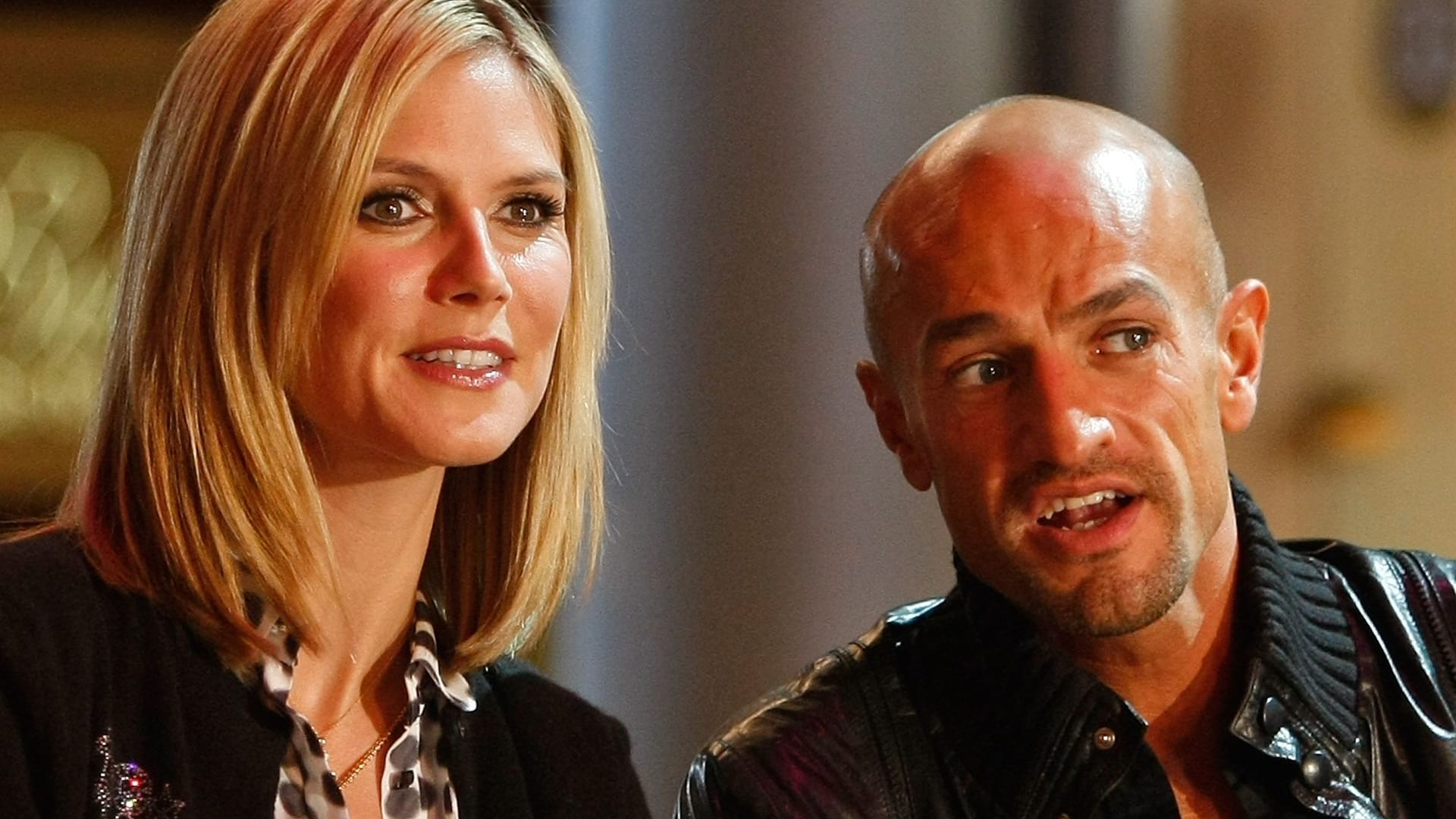 Heidi Klum und Peyman Amin bei GNTM im Jahr 2009