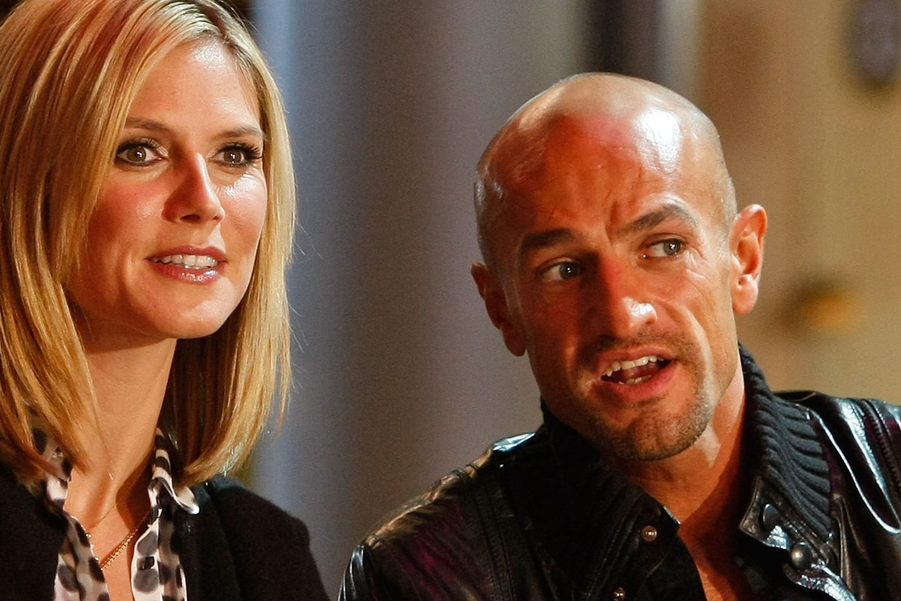 Heidi Klum und Peyman Amin bei GNTM im Jahr 2009