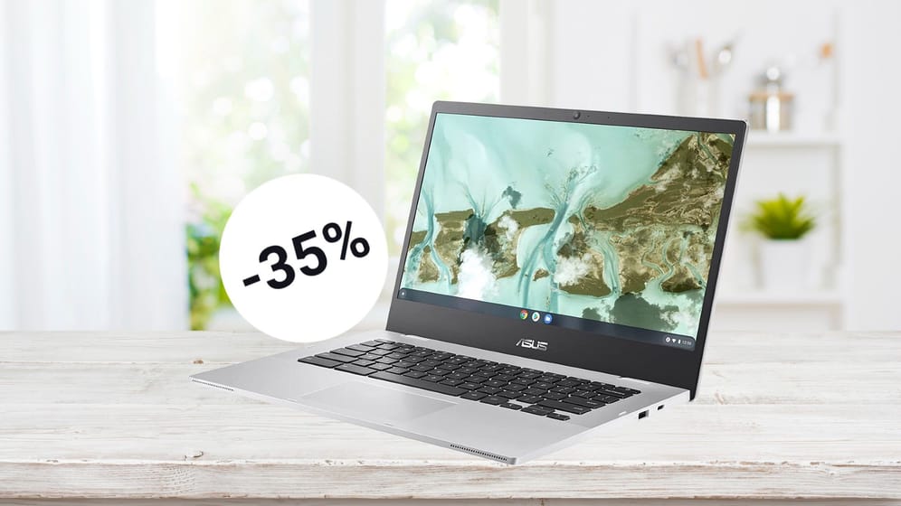 Laptop-Preisfall: Für weniger als 200 Euro bekommen Sie heute ein Chromebook von Asus.