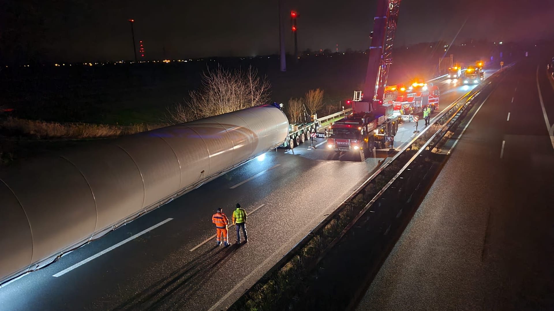 Ein Unfall hat die A27 stundenlang lahmgelegt.