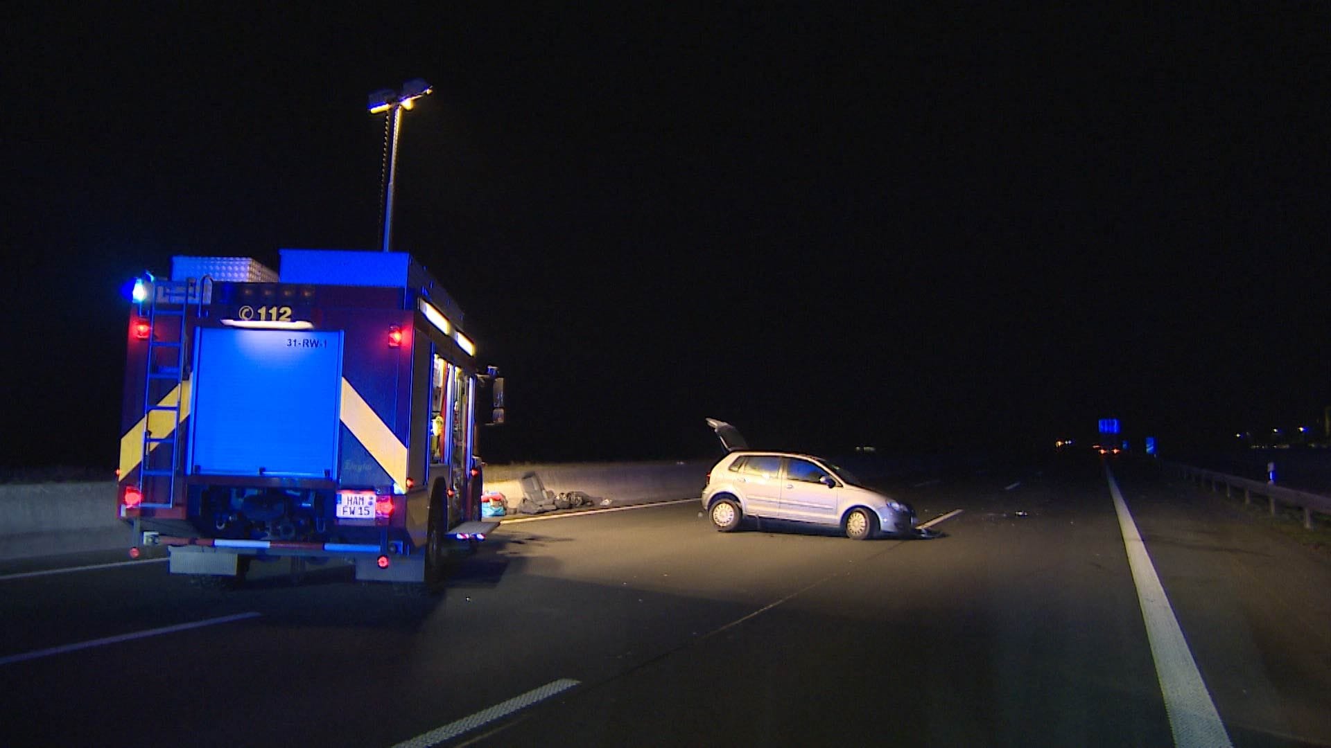 Der 46-jährige Falschfahrer krachte in einen Lkw auf der A2: Beide Fahrer blieben unverletzt.