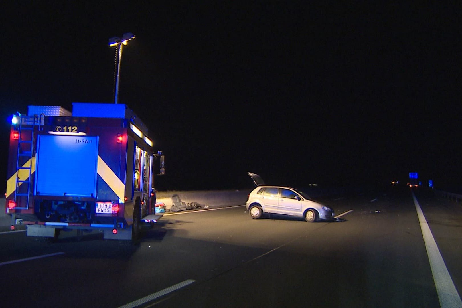 Der 46-jährige Falschfahrer krachte in einen Lkw auf der A2: Beide Fahrer blieben unverletzt.