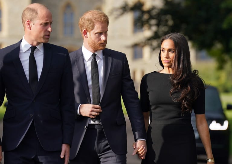 Die sogenannten "Fab Four": Prinzessin Kate, Prinz William, Prinz Harry und Herzogin Meghan