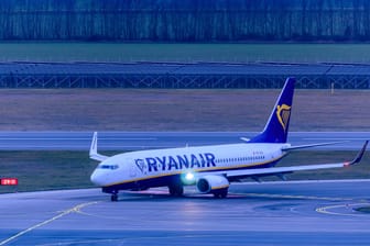 Eine Maschine von Ryanair (Symbolbild): Auf einem Flug von Kattowitz nach Athen gab es eine Bombendrohung.