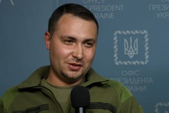 Kyrylo Budanow bei einer Pressekonferenz: Der ukrainische Geheimdienstchef geht von einer Offensive im Frühjahr aus.