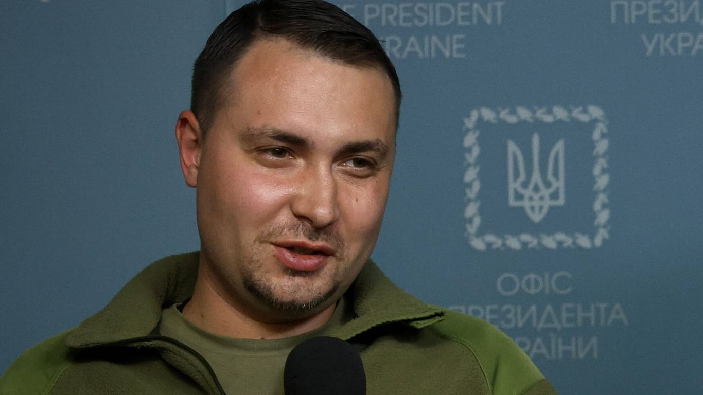 Kyrylo Budanow bei einer Pressekonferenz: Der ukrainische Geheimdienstchef geht von einer Offensive im Frühjahr aus.