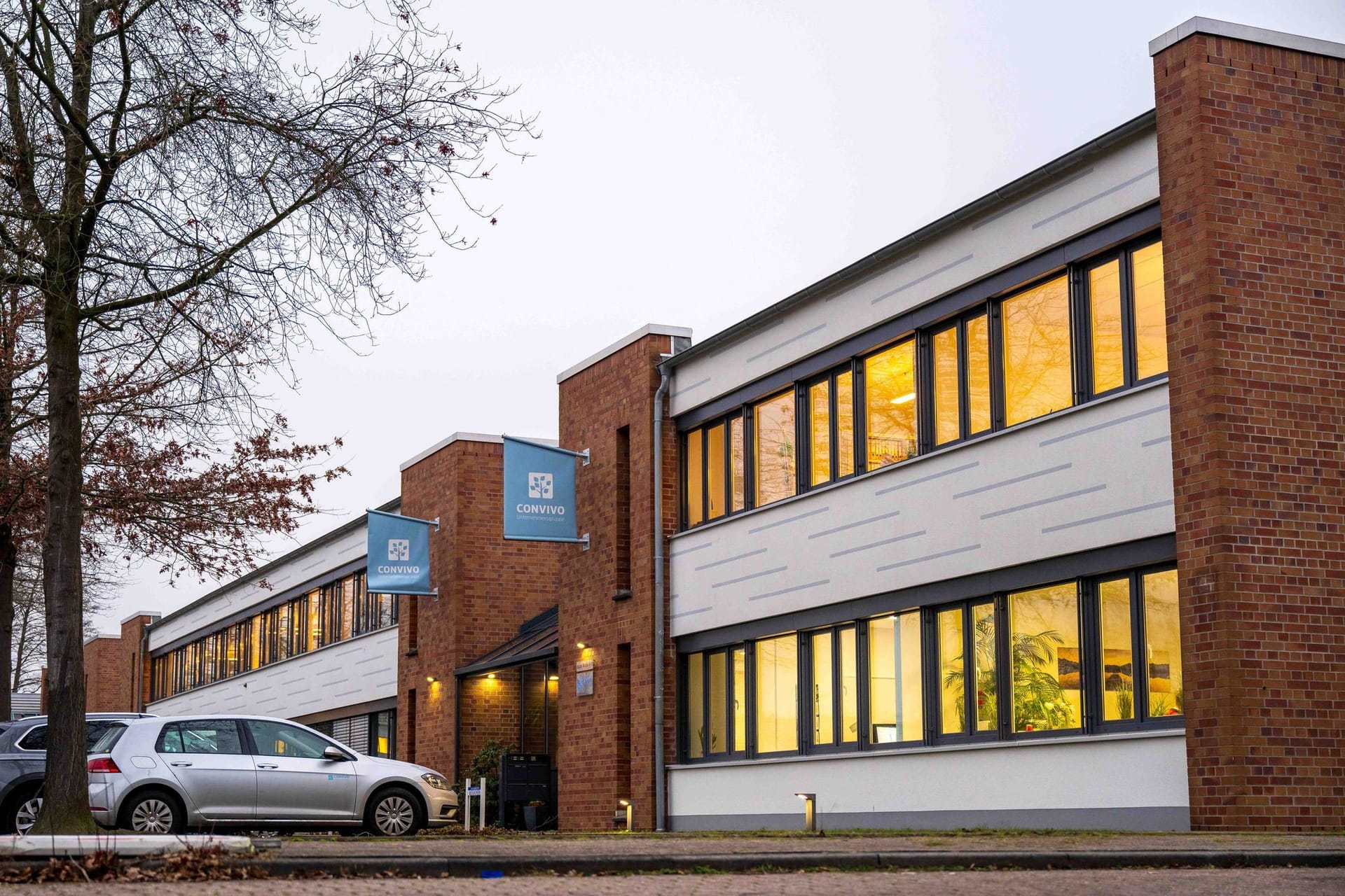 Außenansicht der Convivo-Firmenzentrale in Bremen.
