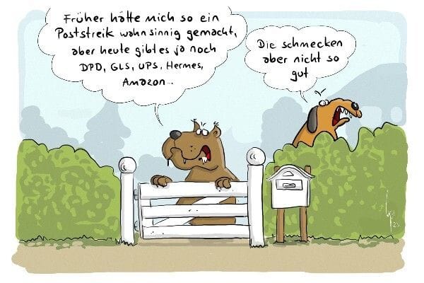 Manche mögen Poststreiks