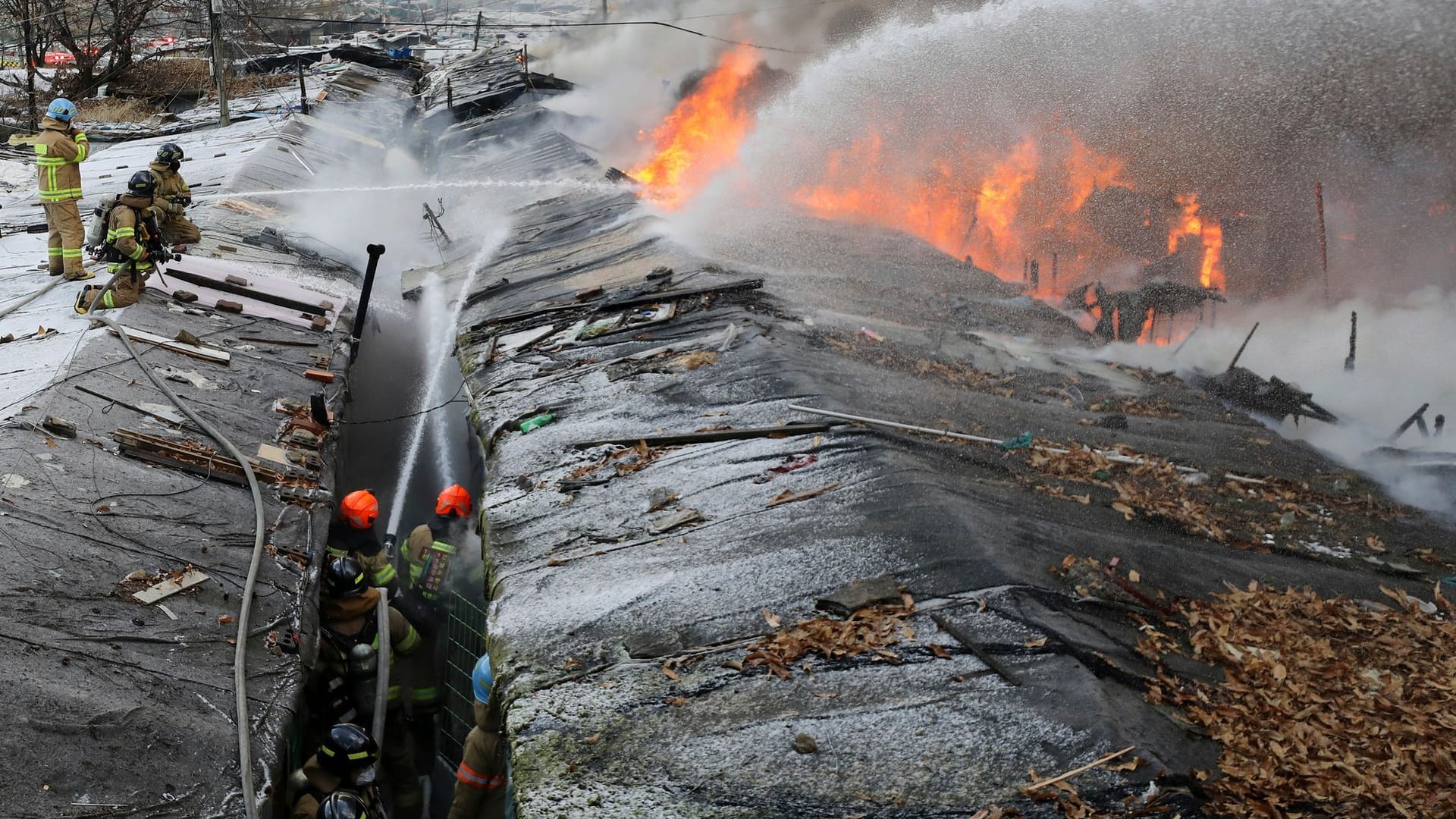 Feuer in Seoul