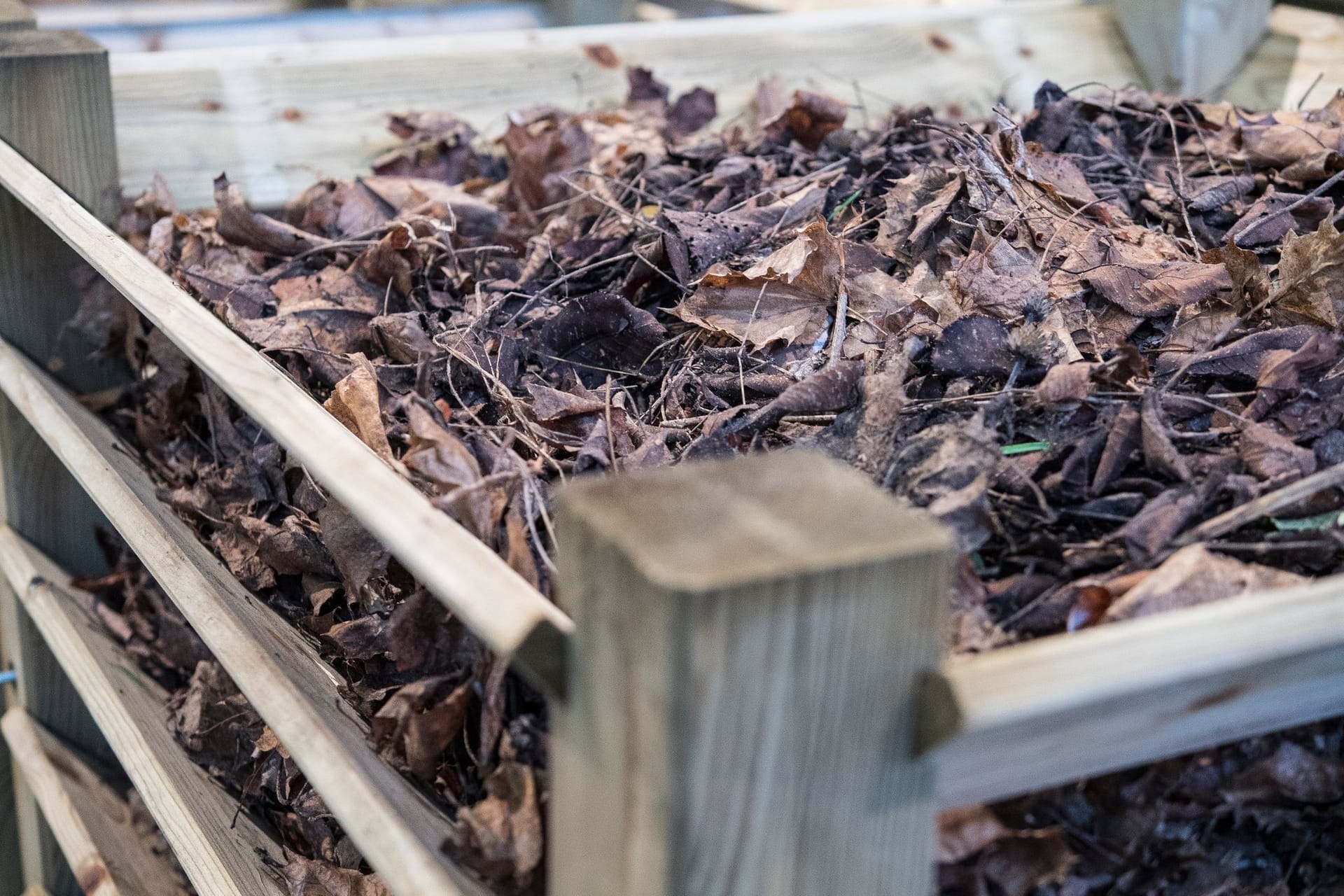 Wärme für die Würmer: Komposthaufen im Winter isolieren
